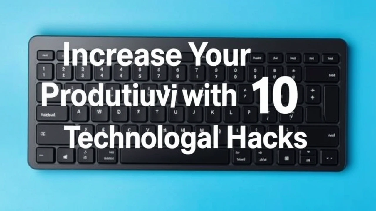 Increase Your Productivity with These 10 Technological Hacks