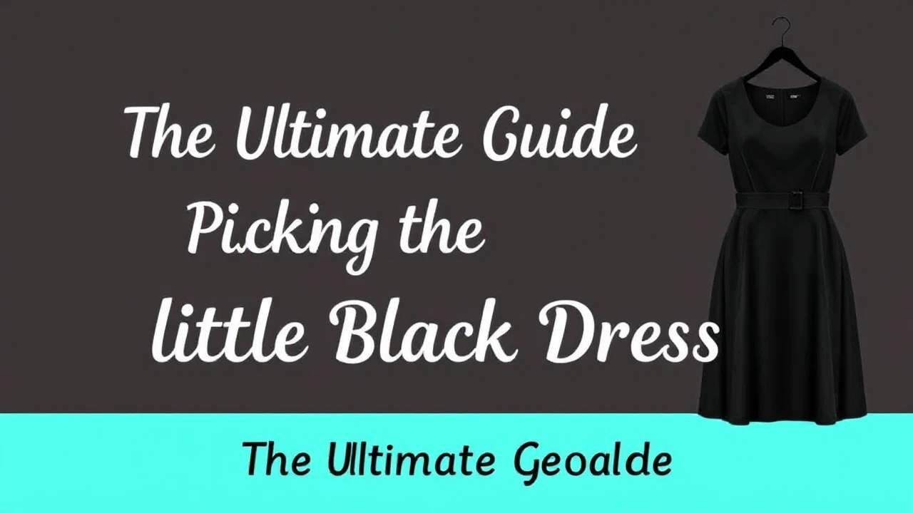 The Ultimate Guide of Picking the Ultimate Little Black Dress