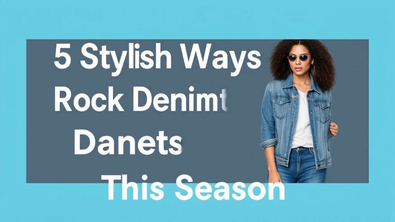 5 Stylish Ways to Rock Denim Jackets This Season: Expert Advice