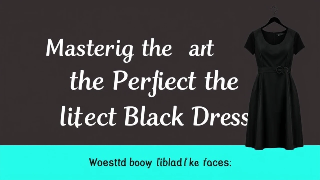 Mastering the Art of Choosing the Perfect Little Black Dress
