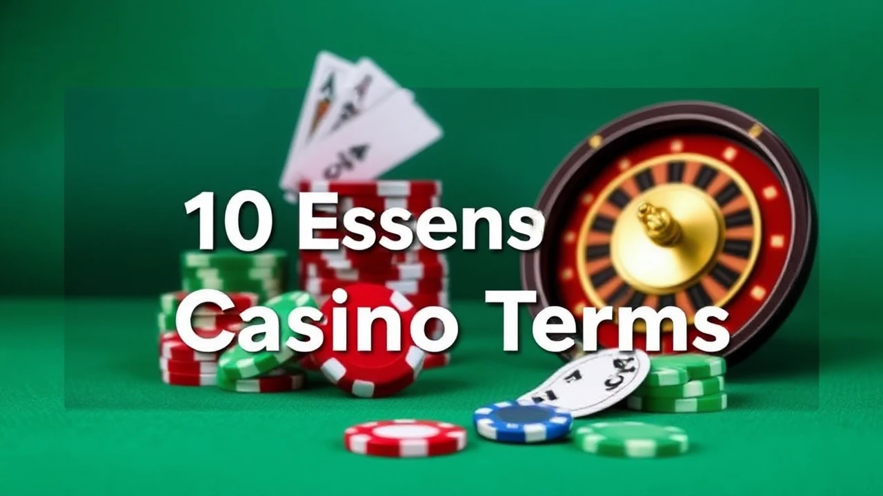 A Beginner's Guide to Learning 10 Essential Casino Terms