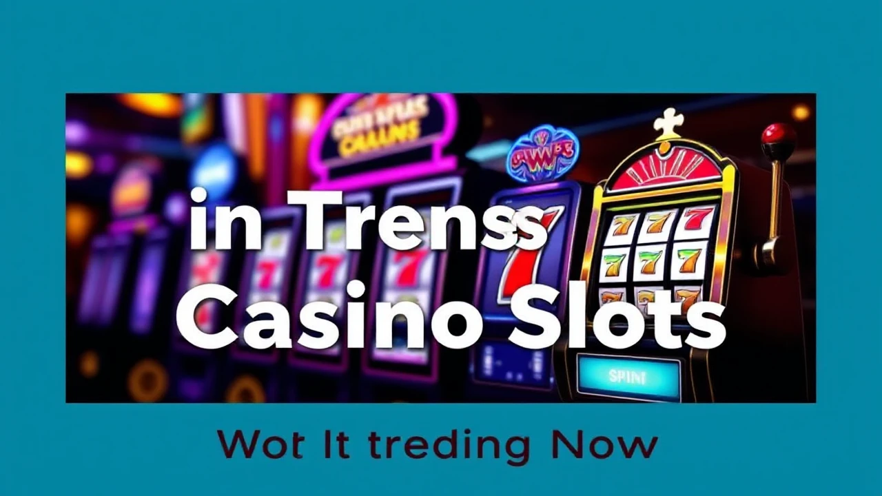 Top Trends in Casino Slots: What Is Trending Right Now