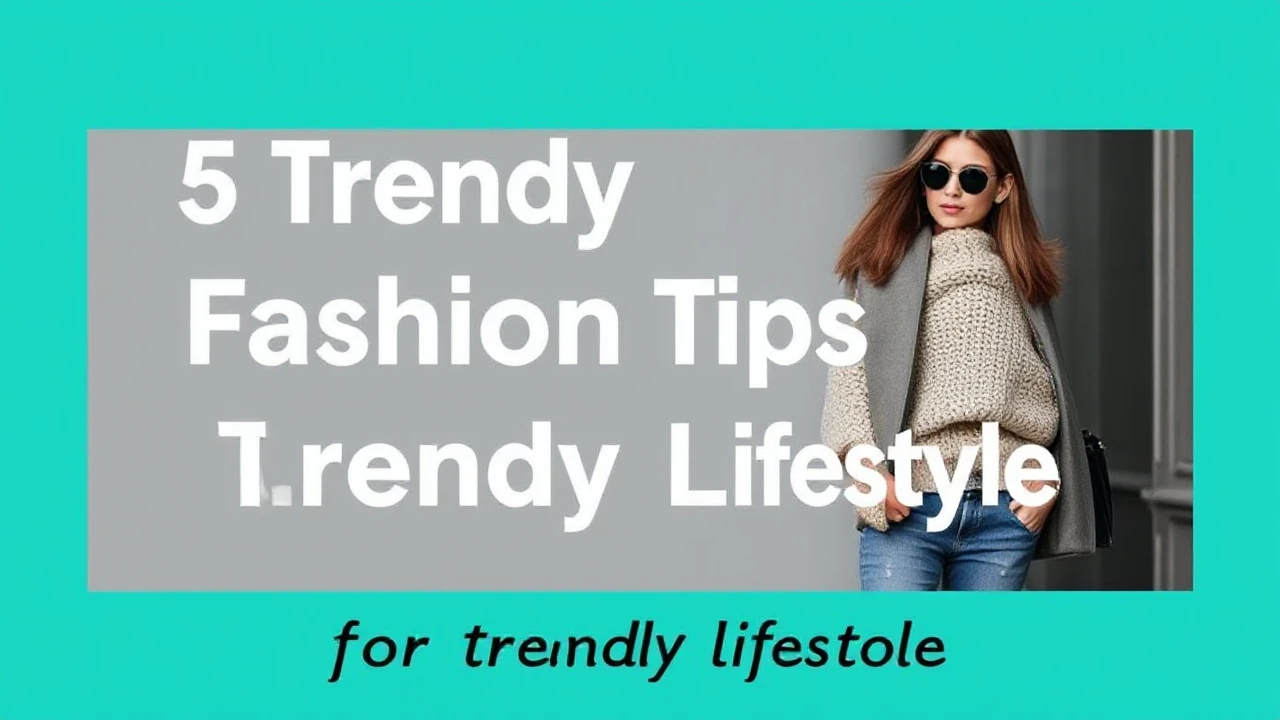 5 Trendy Fashion Tips for a Trendy Lifestyle