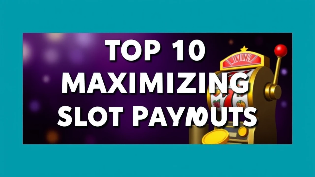 Top 10 Strategies for Maximizing Slot Payouts