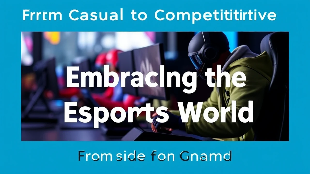 From Casual to Competitive: Embracing the Esports World: A Guide for Gamers