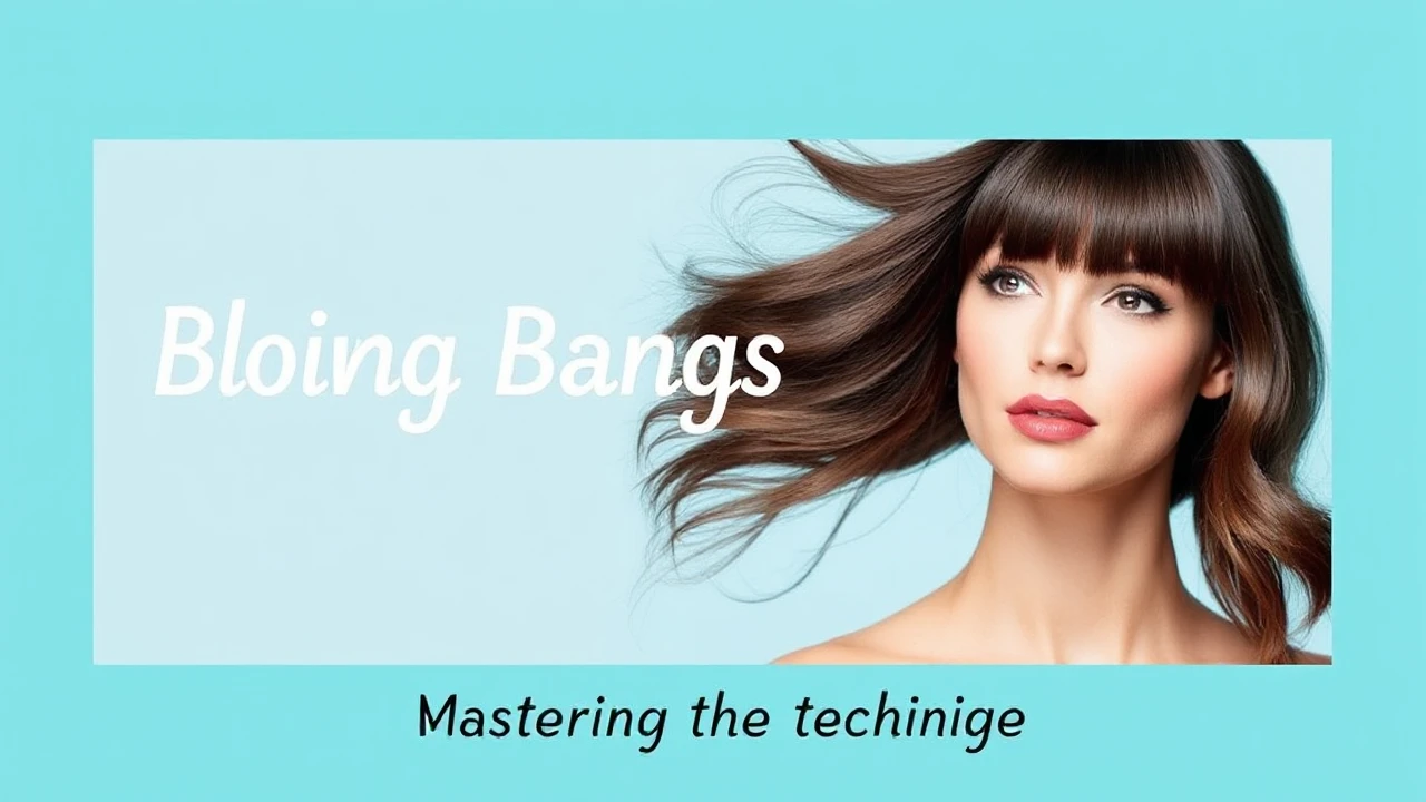 Mastering the Technique: Drying Bangs for a Flawless Fringe Look