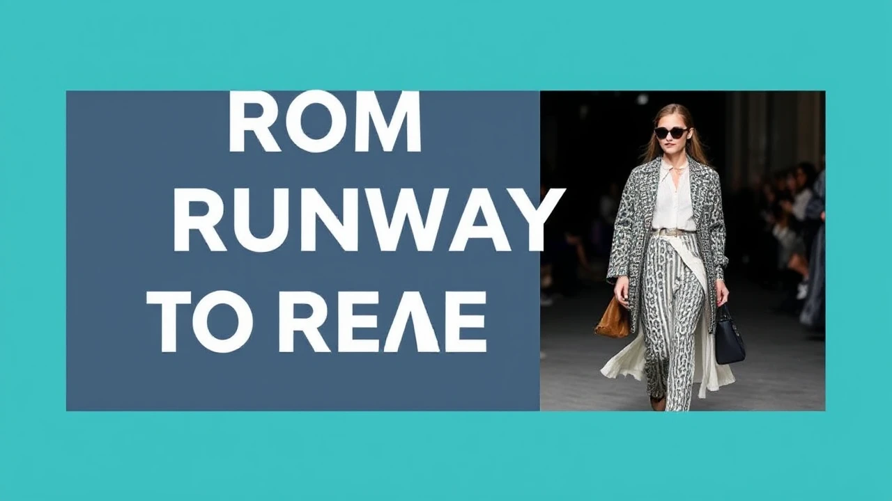 From Runway to Real Life: Styling Tips for Everyday Fashion