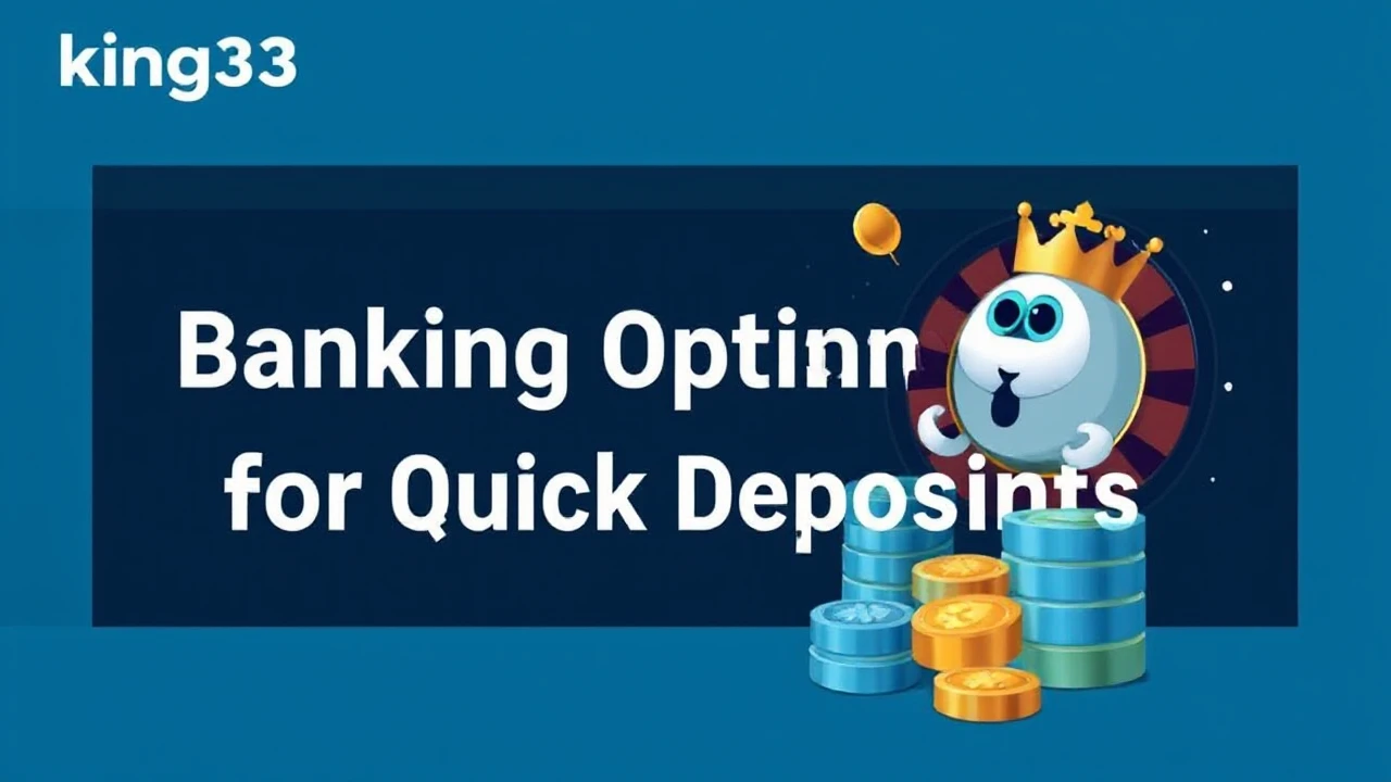king33 Banking Options for Quick Deposits