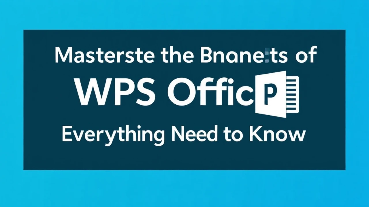 Mastering the Benefits of WPS Office Software: Everything You Need to Know
