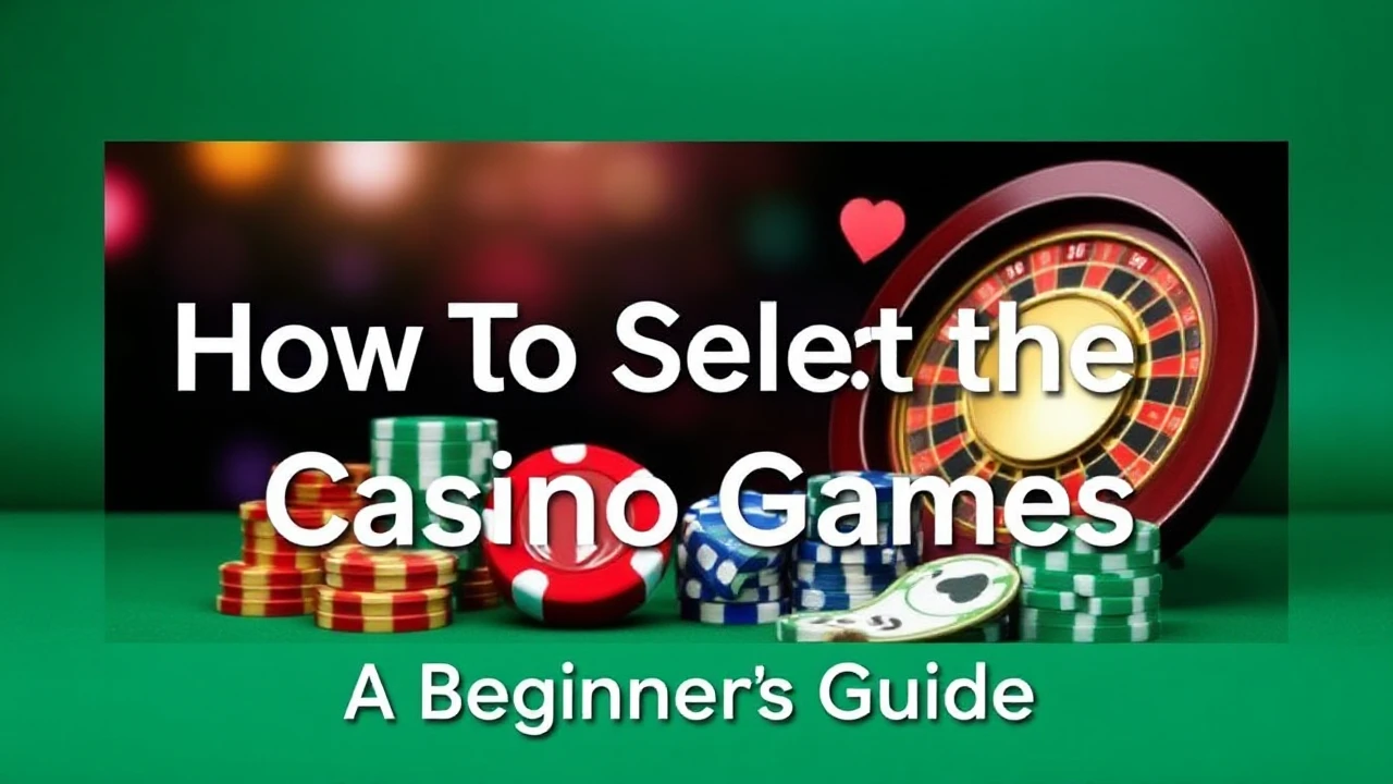 A Beginner's Guide: How to Select the Best Casino Games