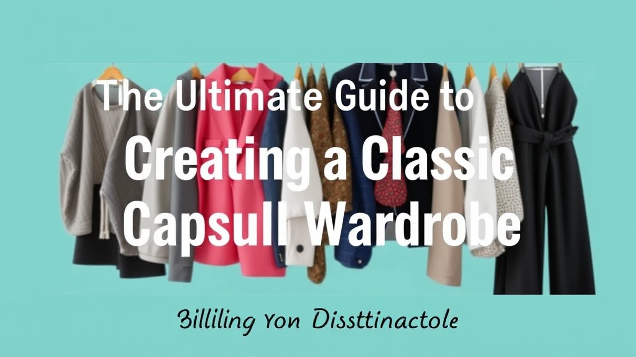 The Ultimate Guide to Creating a Classic Capsule Wardrobe