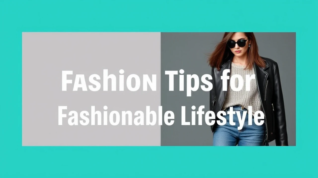 5 Trendy Fashion Tips for a Fashionable Lifestyle