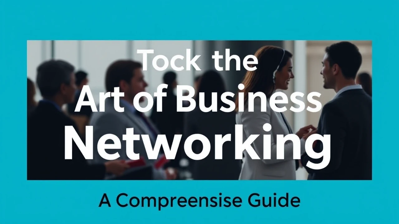 Unlocking the Art of Business Networking: A Comprehensive Guide
