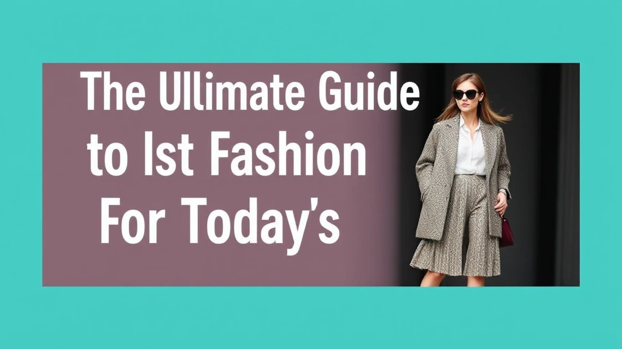 The Ultimate Guide to Latest Fashion for Today's Woman
