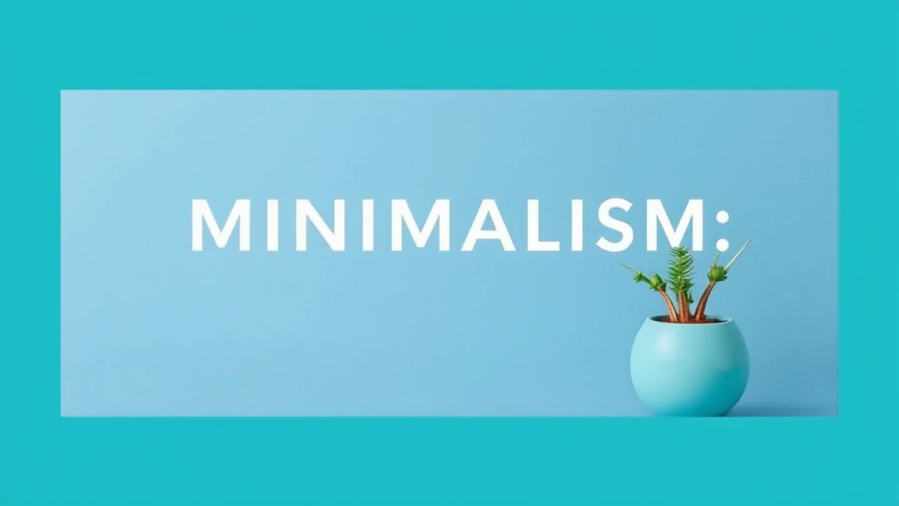 Welcoming Minimalism: A Key to Simplifying Your Lifestyle
