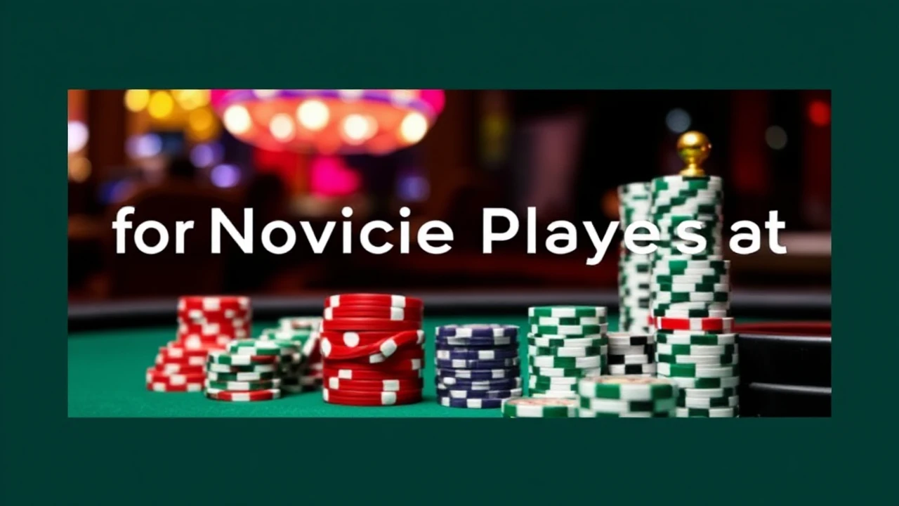 Useful 10 Tips for Novice Players at the Casino Tables