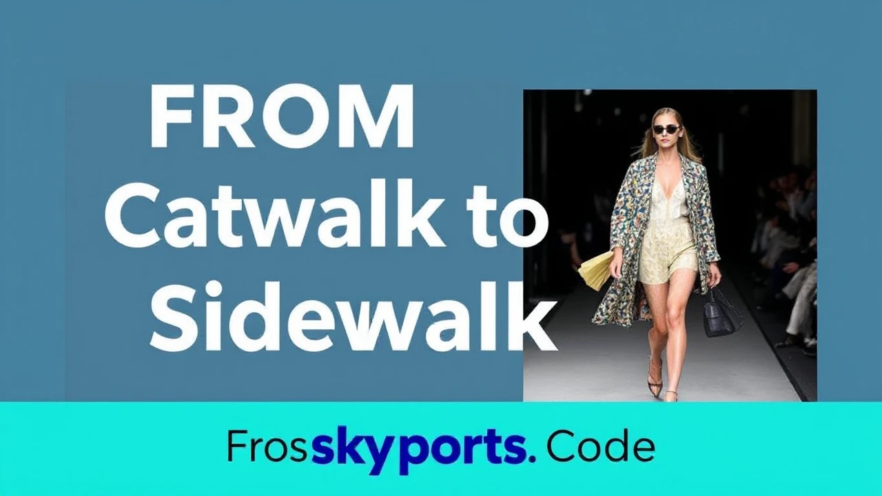 From Catwalk to Sidewalk: Fashion Forward Tips