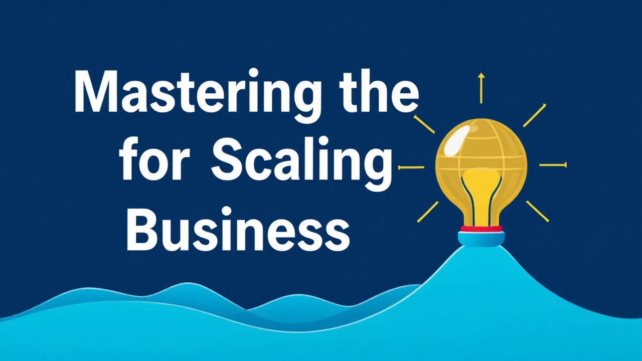 Mastering the Art for Scaling Your Business in 2022