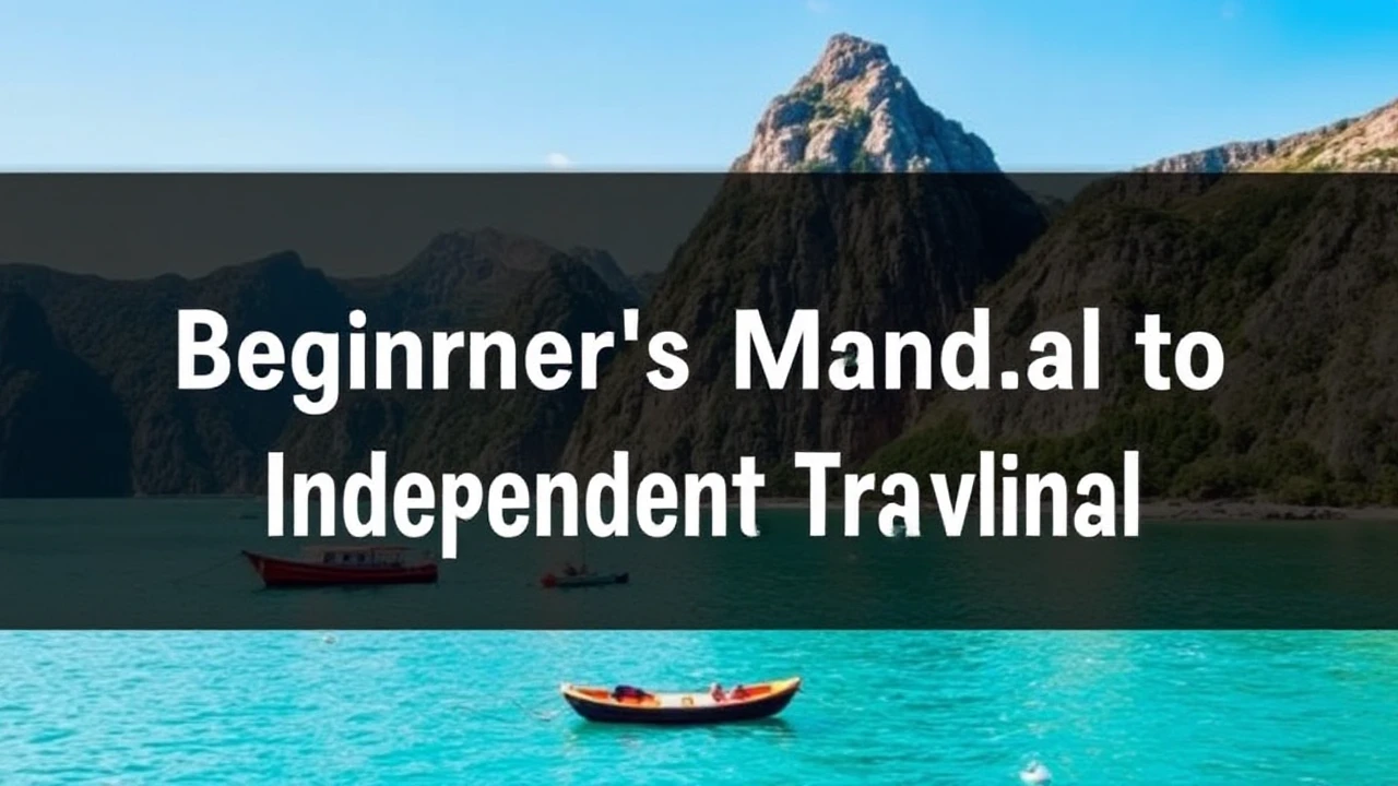 A Comprehensive Beginner's Manual to Independent Traveling