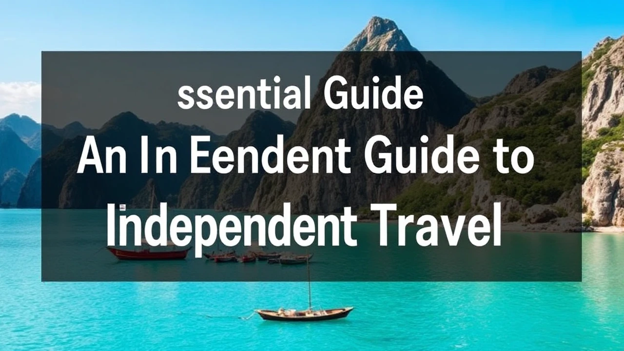An Essential Guide to Independent Travel: Key Tips for Exploring the World Solo