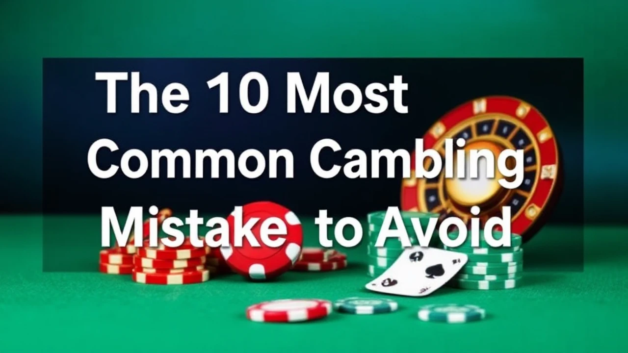 The 10 Most Common Gambling Mistakes to Avoid