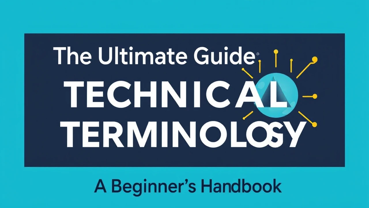 The Ultimate Guide Technical Terminology: A Beginner's Handbook
