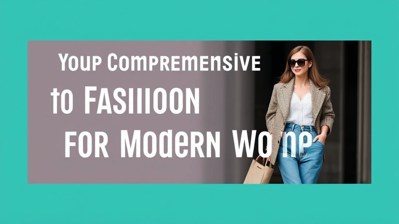 Your Comprehensive Handbook to Fashion Trends for the Modern Woman
