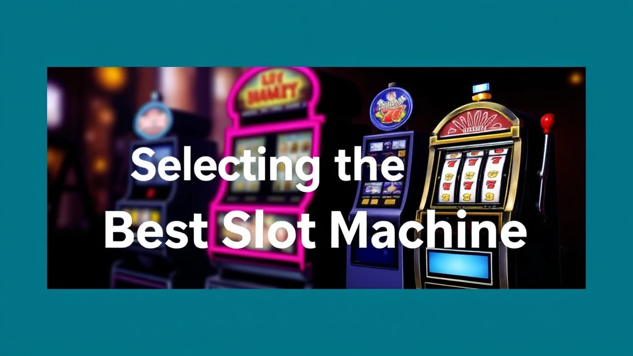 Your Go-To Manual for Selecting the Best Slot Machine
