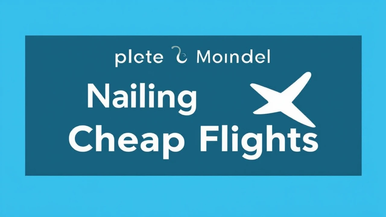 Complete Manual on Scoring Deals: Nailing Cheap Flights