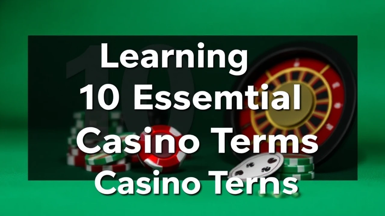 Essential Tips to Learning 10 Essential Casino Terms