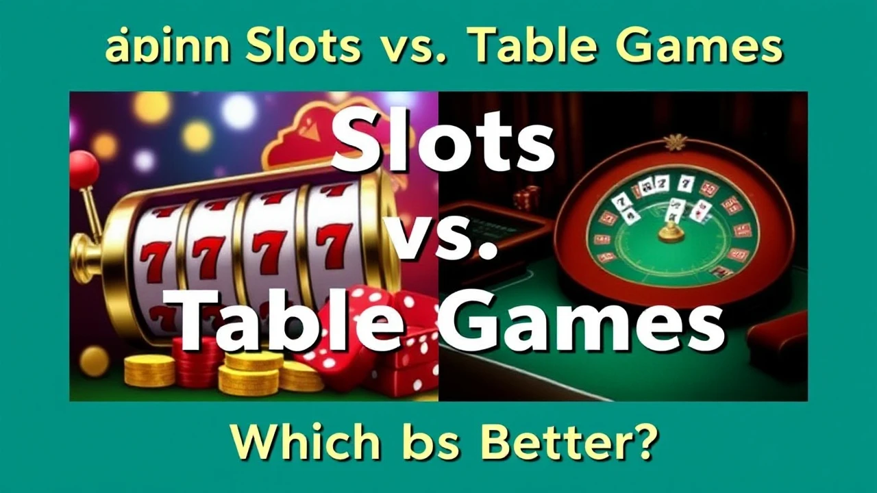 Casino Slots vs. Table Games: Which is Better?