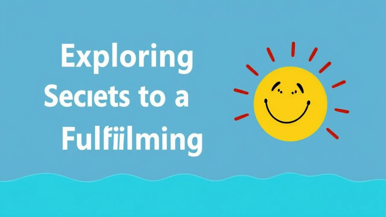 Exploring the Secrets to a Happy and Fulfilling Lifestyle