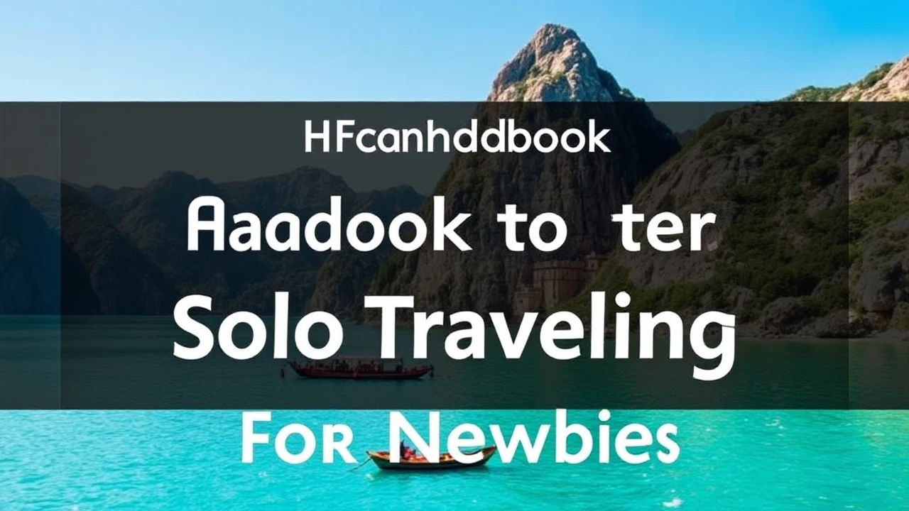 Your Go-To Handbook to Solo Traveling for Newbies