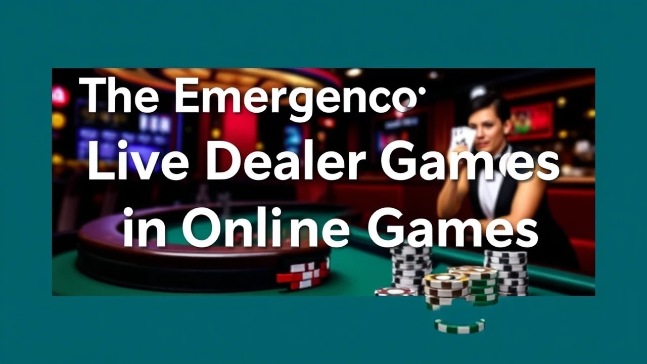 The Emergence of Live Dealer Games in Online Casinos