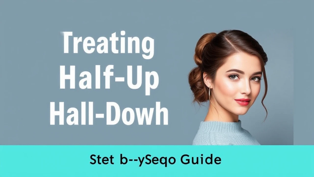 Step-by-Step Guide: Creating a Trendy Half-Up Half-Down Hairstyle