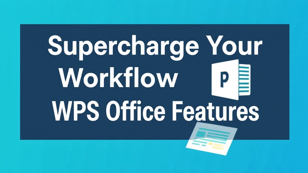 Supercharge Your Workflow with WPS Office Features