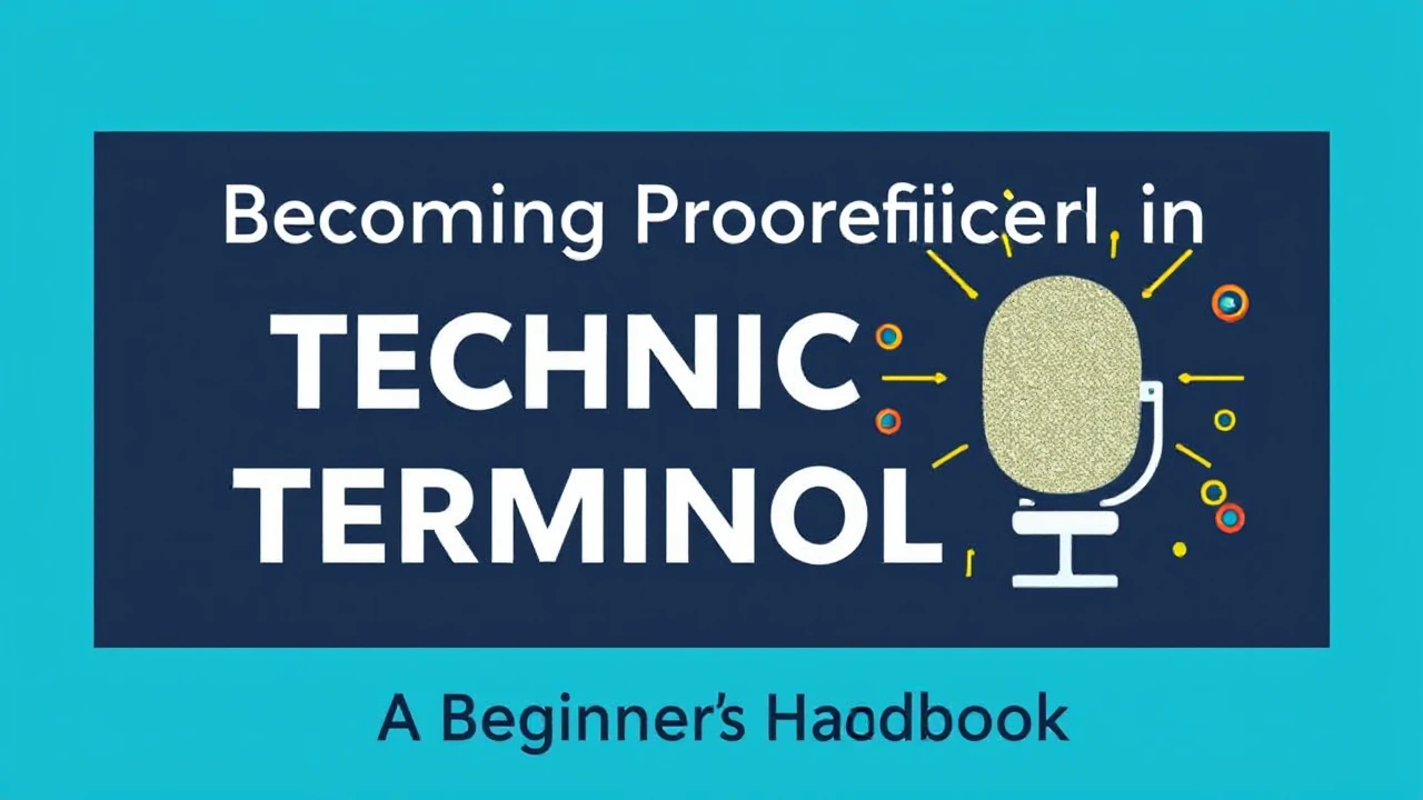 Becoming Proficient in Technical Terminology: A Beginner's Handbook