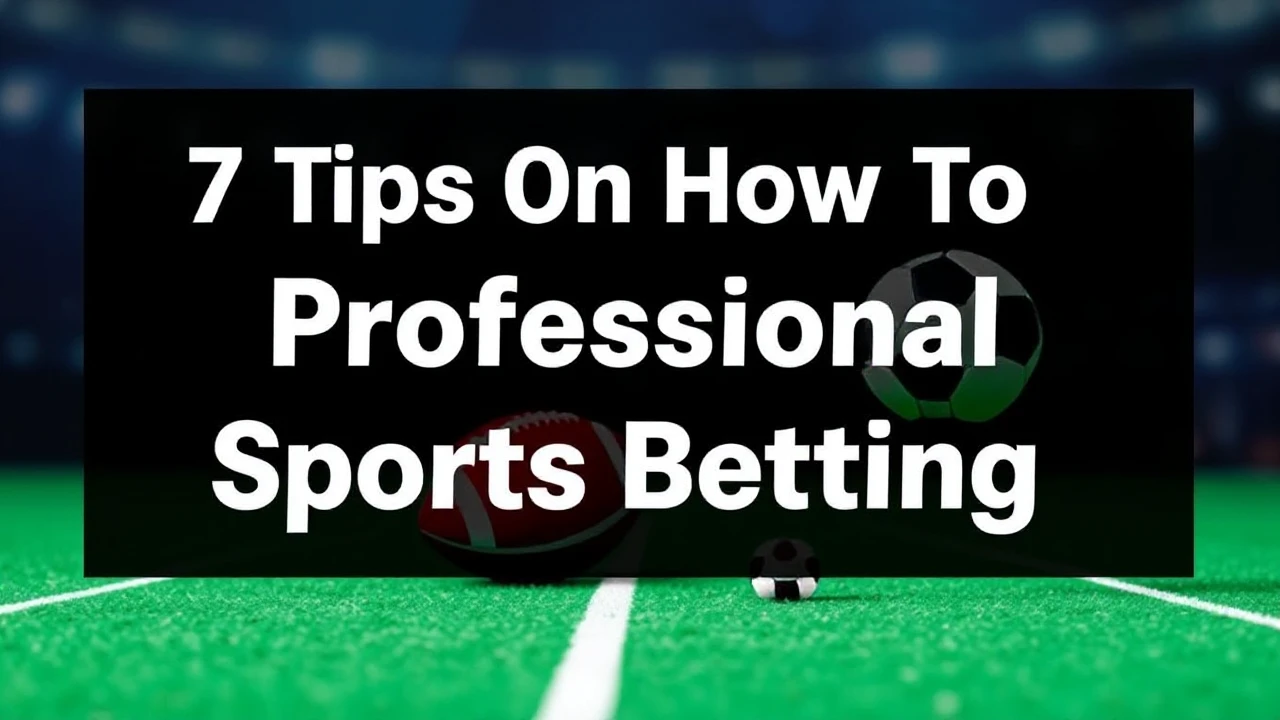 7 Tips On How To Professional Sports Betting