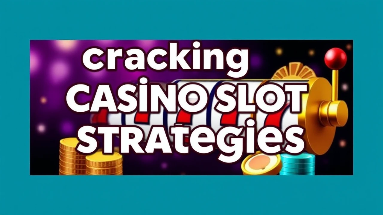 Cracking Casino Slot Strategies: Techniques to Hit the Jackpot