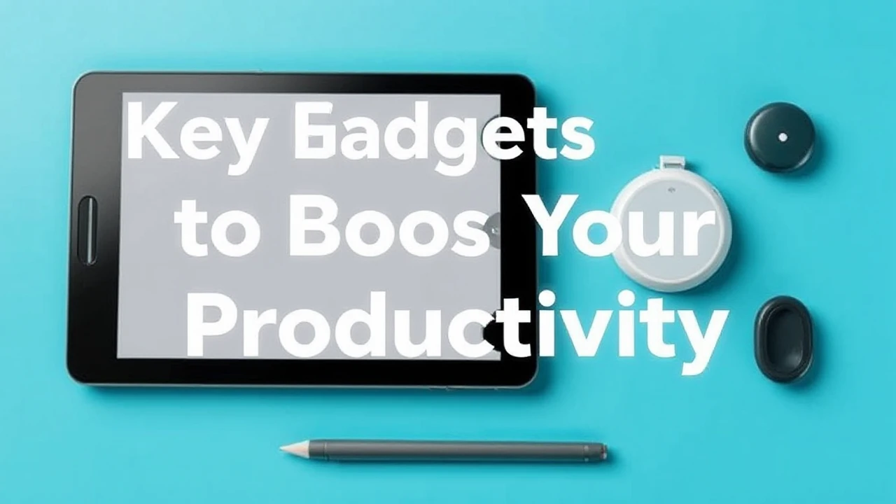 Key Gadgets to Boost Your Productivity