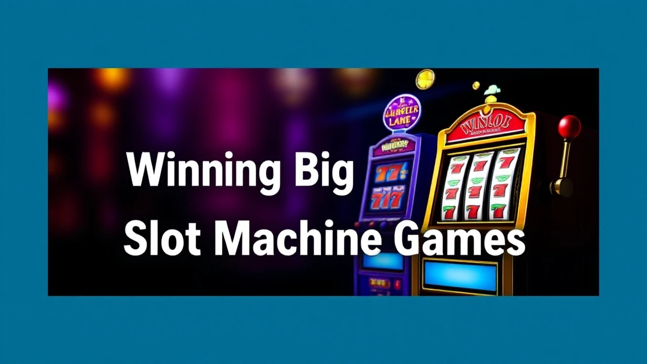 Proven Strategies for Winning Big at Slot Machine Games