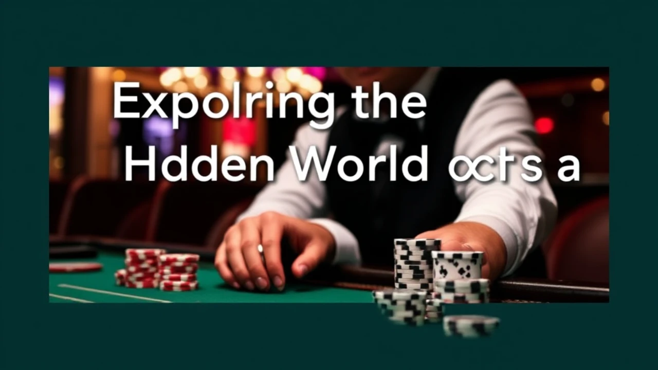 Exploring the Hidden World of a Casino Dealer