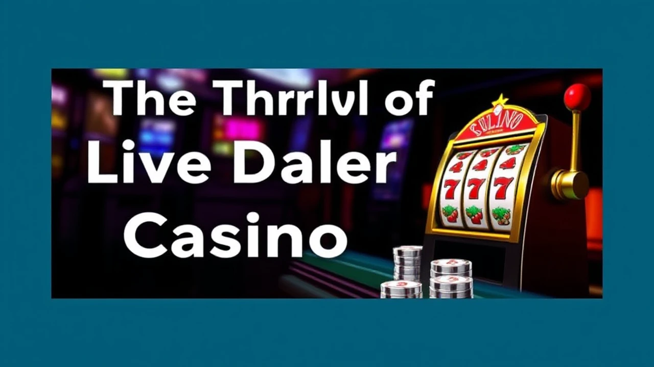 The Thrill of Live Dealer Casino Slots