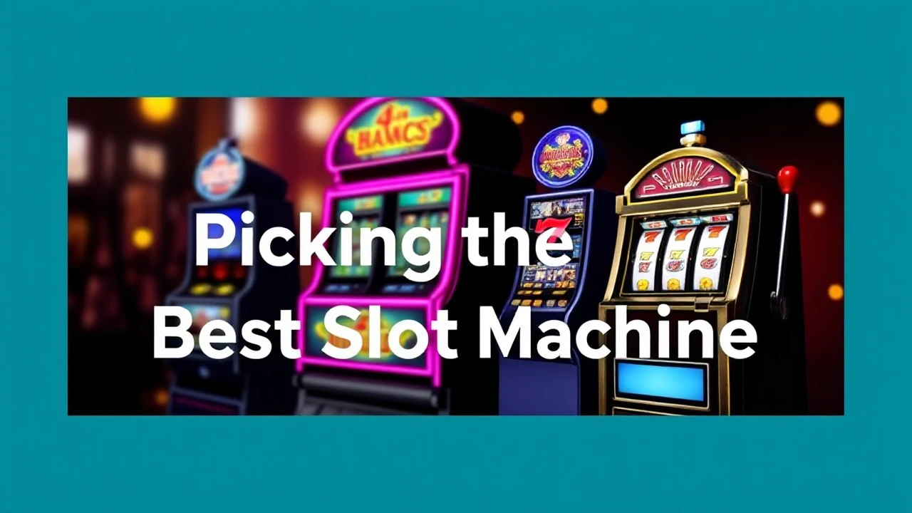 Your Go-To Manual for Picking the Best Slot Machine