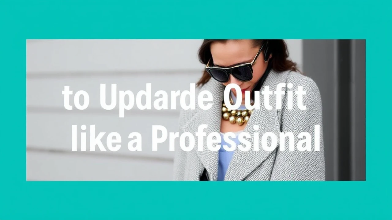 5 Elegant Methods to Upgrade Your Outfit Like a Professional