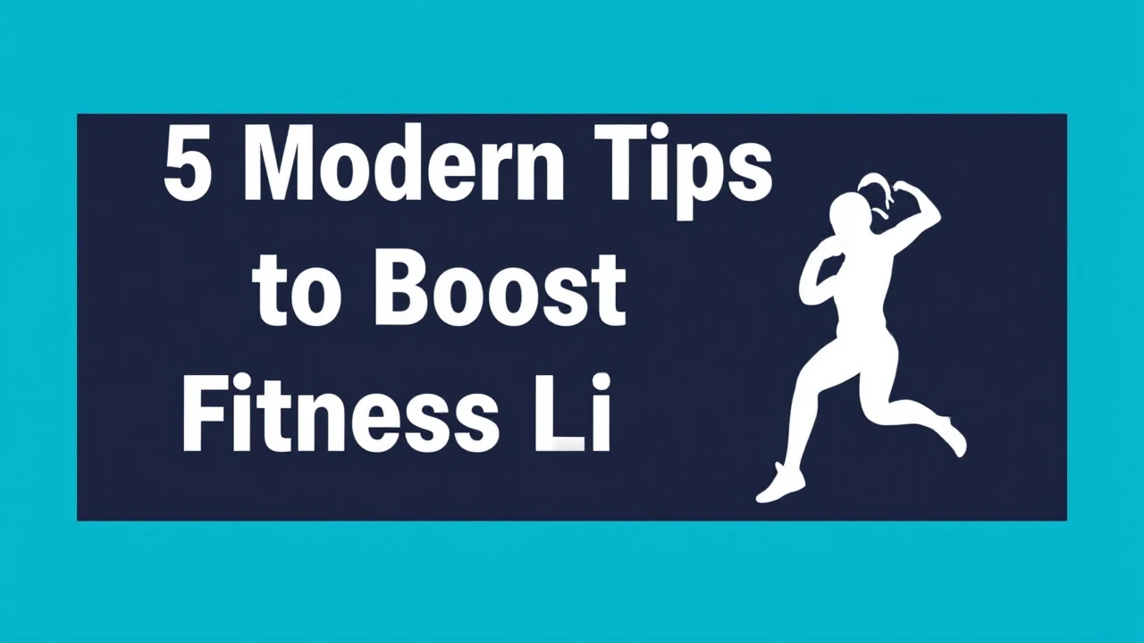 5 Modern Tips to Boost Your Fitness Lifestyle