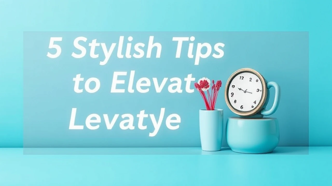 5 Stylish Tips to Elevate Your Lifestyle