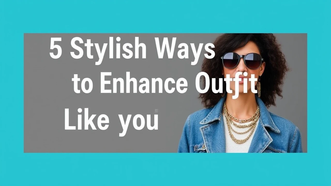 5 Stylish Ways to Enhance Your Outfit Like an Expert