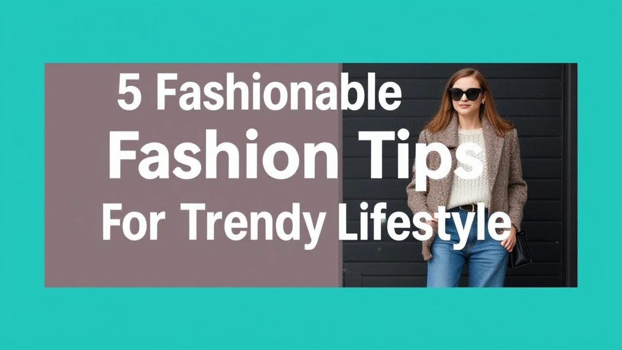 5 Fashionable Fashion Tips for a Trendy Lifestyle