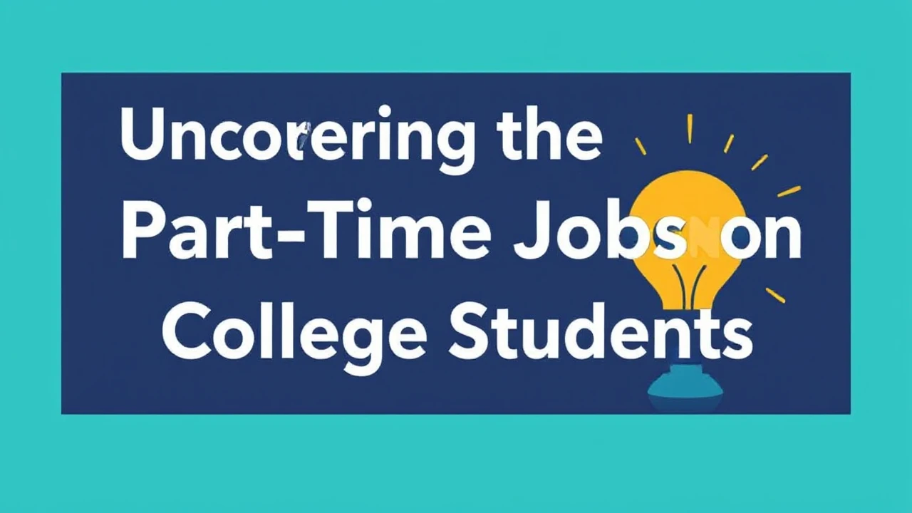 Uncovering the Top Part-Time Jobs for College Students